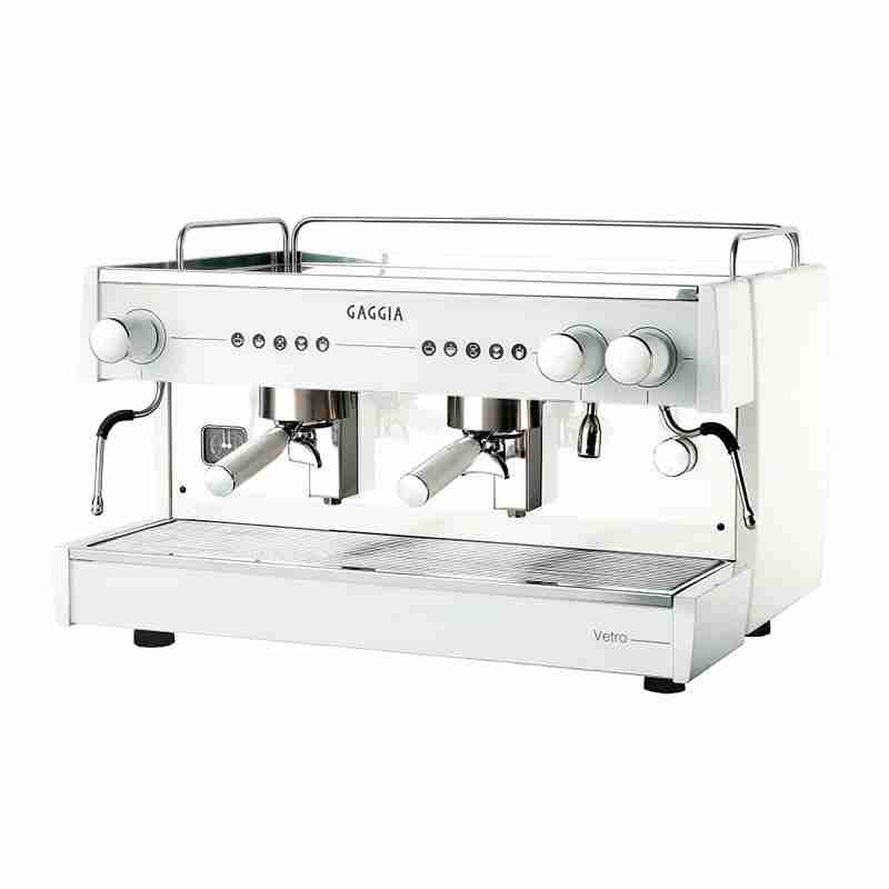 MAQUINA ESPRESSO GAGGIA VETRO 2G BLANCA 1 MAQUINA ESPRESSO GAGGIA VETRO 2G BLANCA